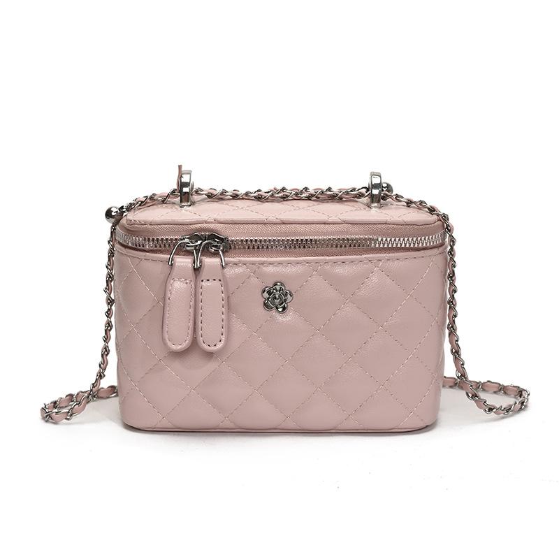 Elegant 2025 Argyle Chain Crossbody Bag for Women - Niche Fragrant Style, Compact Shoulder Design