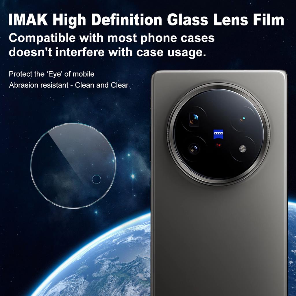 For Vivo X Fold5 5G Glass IMAK High Definition Integrated Thin Glass Lens Film
