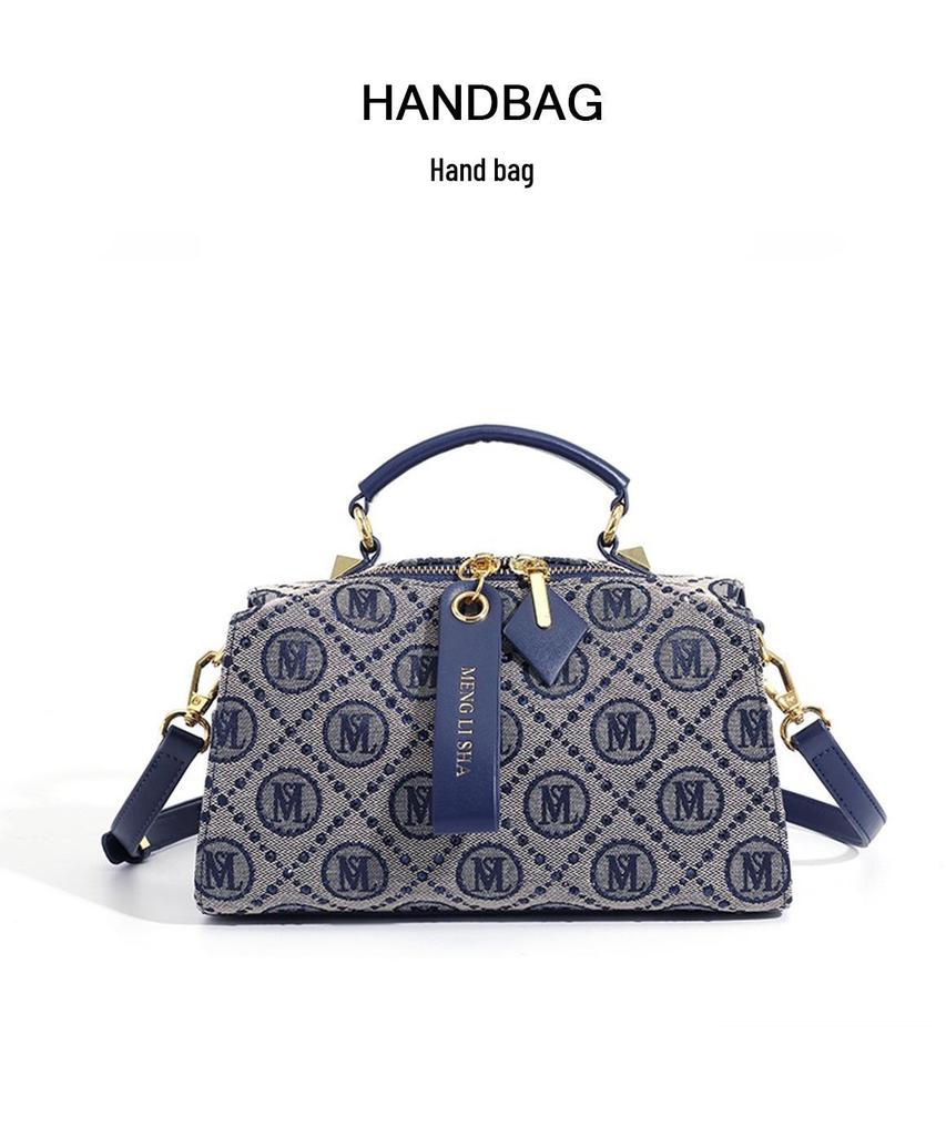 Autumn/Winter Luxury Crossbody Box Bag - Versatile, Casual Boston Pillow Handbag