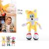 Soft And Huggable 28cm Sonic The Hedgehog Shadow Amy Rose Knuckle Tail Plush Doll