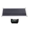 30W Solar Panel 30A Charger Voltage Controller Kit Polycrystalline Silicon for 12V Car RV Boat Marine Trailer