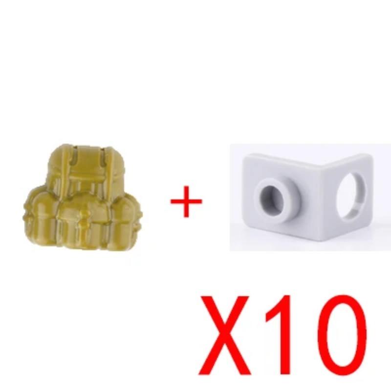 

Военные конструкторы Фигурки солдат Подарки Аксессуары Снаряжение Шлем Рюкзак Шляпа Плащ Сумка через плечо MOC Мини-кирпичики