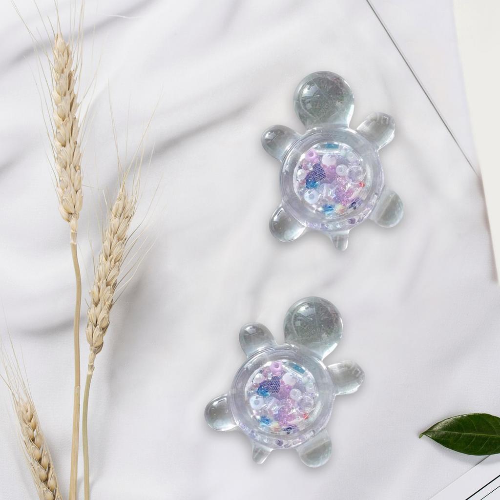 2Pcs Lovely Turtles Figurine Silicone Mold Set High Quality Sturdy Material Ideal for Crafting and Home Decors Projects