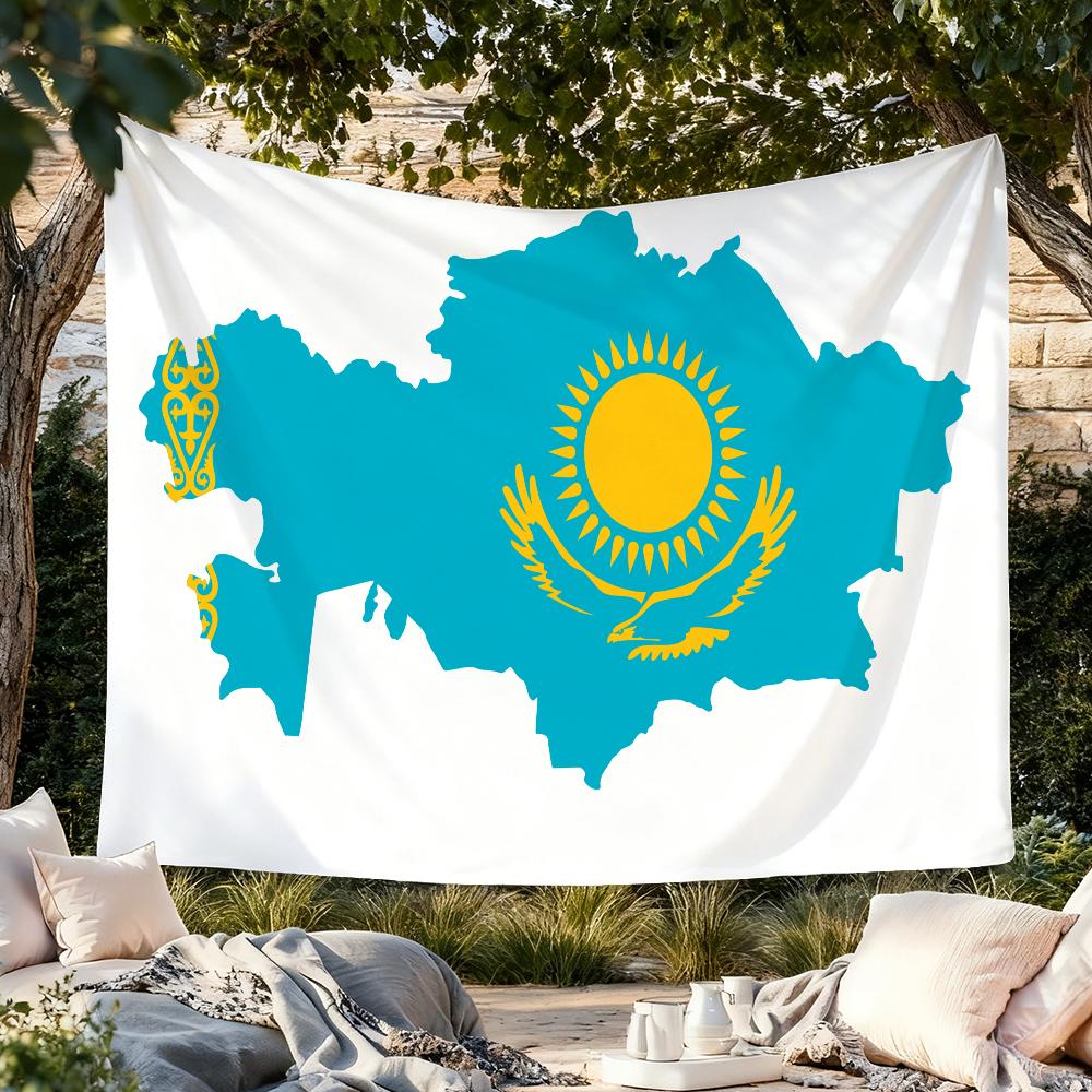 Land K-Kasachstan Flagge Für Camping Party Picknick Studio Stand Hintergrundwand Innendekoration Banner