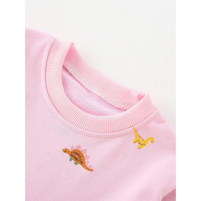 Girls' Sweatshirt Long-Sleeve Dress Baby Children's Pure Cotton Spring and Autumn Clothing Small and Medium-Sized Children's Princess Dress Trendy