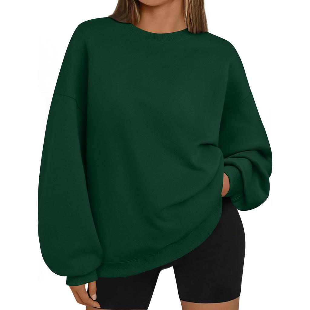 Women's Solid-color Fashionable Long-sleeved Top