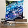 Anime Y-Your N-Name Cartoon Tapestry Wall Hanging Decoration Household Home Decor