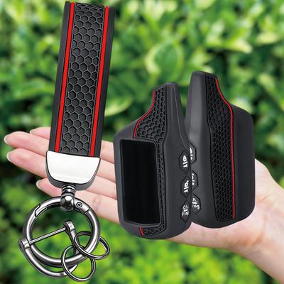 Key Cover B9 LCD Silicone Case For Starline B9/B91/B6/B61/A91/A61/V7 2 Way Car Alarm System LCD Keychain Car Remote Cover