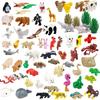 MOC Animal Scene Building Blocks Zoo Ducks Cat Dog Penguin Eagle Dove Wolf Bear Deer Shark Snake Mice Sheep DIY Toys Bricks K055