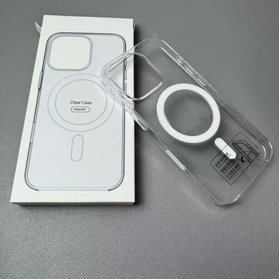 Original Animation Magnetic Case for iPhone 16 15 14 13 12 Pro Max Transparent Hard PC Cases For Magsafe Wireless Charge Cover