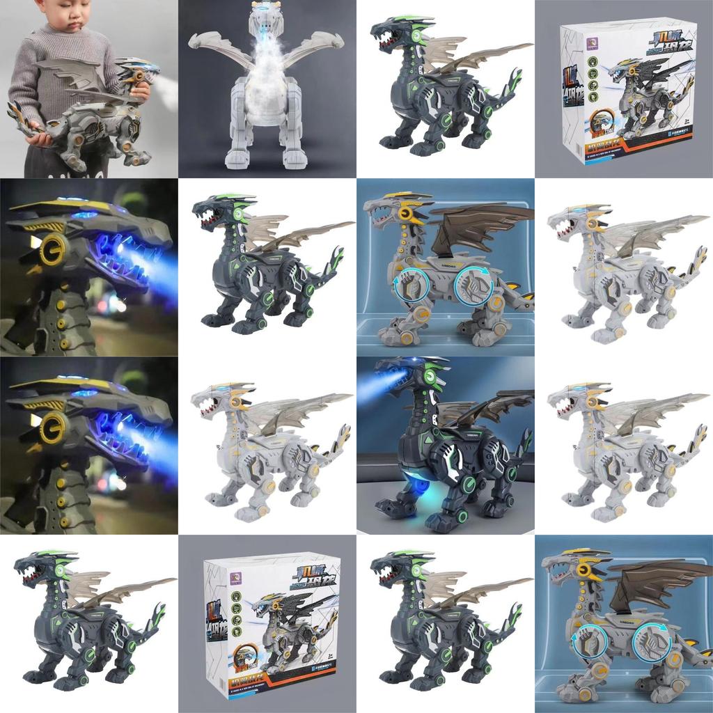 Spraying Electric Dragon Large-sized Dino Toy For Boys