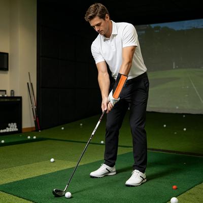 Golf Wrist Brace Golf Wrist Training Aid Adjusted Swing Gesture Alignment Practice Tool Hand Position Fixer For Standard Attitud