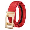 Men'S Leather Belt Gold Automatic Buckle Belt Business Youth Independent Station