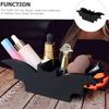Halloween Bat Makeup Brush Holder Gothic Wooden Storage Box  Display Holder Cosmetics Jewelry Storage Tray Home Party