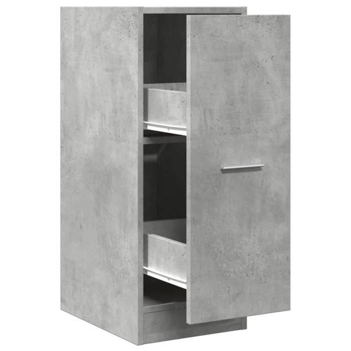VidaXL Apothecary Cabinet Concrete Grey 30x41x77.5cm Engineered Wood, Apothecary Chest, Apothecary Furniture, Chest with 855154