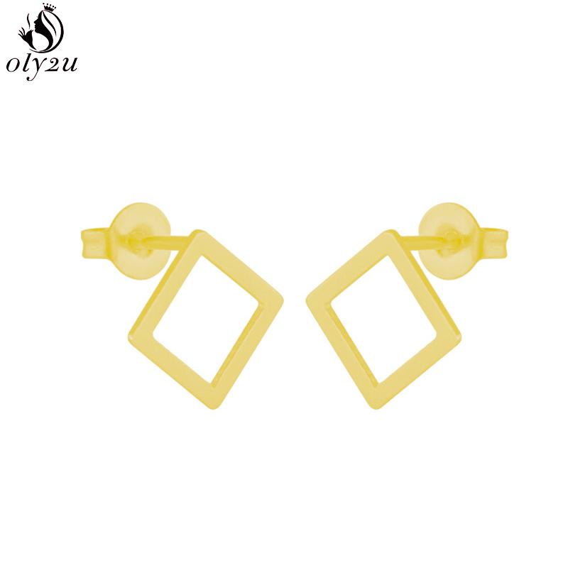 Minimalist Stainless Steel Dentist Tooth Stud Earring Women Men Cute Cross Earings Leaf Swallow Earing Party Accessories