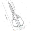 Multi-functional Kitchen Scissors Chicken Bone Scissors Stainless Steel Household Scissors  for Cutting Meat Fish Special Shears