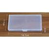 1Pcs Stationery Holder Stickers Office Plastic Storage Box Organizer Manual Account Container Tool Case Mini Transparent Box