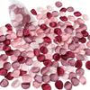 100pcs Silk Rose Petals Artificial Flowers Petals for Weddings Proposal Burgundy Pink Petals Fake Rose Petals for Wedding Flower