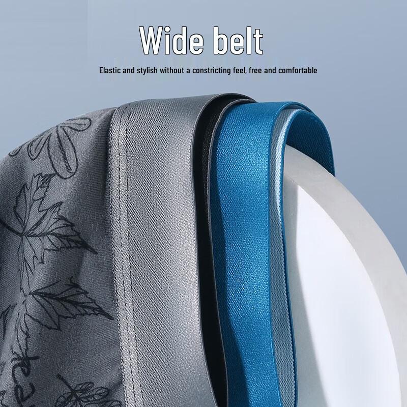 Yalu Men's 10A Antibacterial Pure Cotton Boxer Briefs