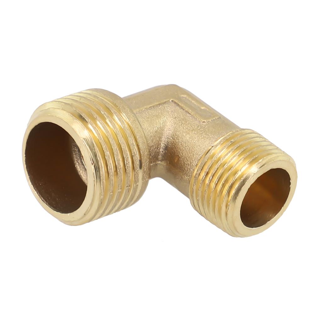 Male Thread Brass Check Valve Elbow Coupler Connector 20.5*16.5mm 90 Degree Oil-free Air Compressor Accessories