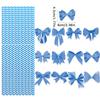 Bow Creative Decor Disposable Straw Birthday Party Scene Props Decoration