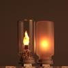 USB Dynamische Flammenkerzen Lampe Mattes Klares Glas Dekoration Umgebungslicht 5V Blitzkerzen Licht Touch Control für Auto Zuhause