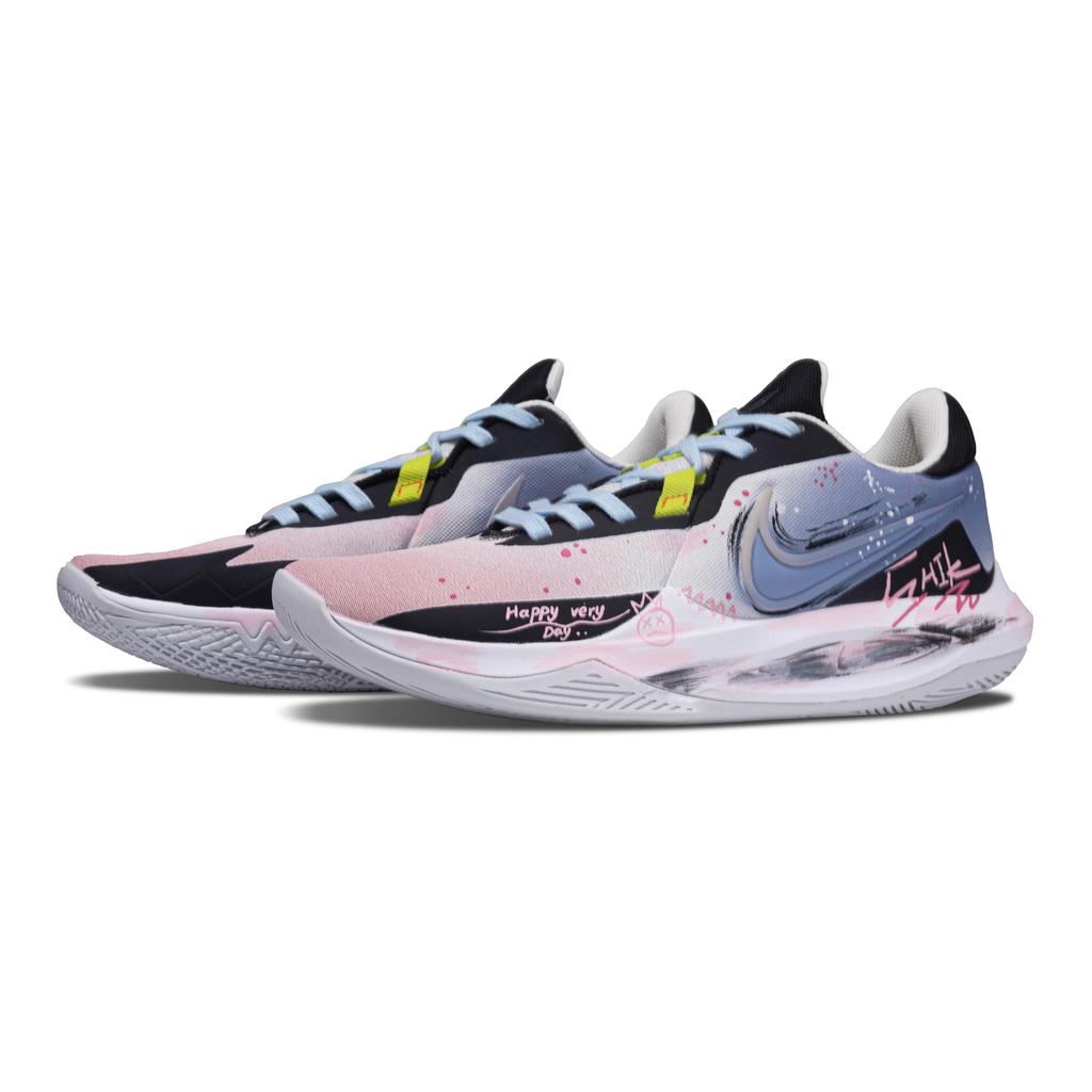 Nike Precision 6 Floral Zero Cushioning Low top Basketball Shoes Men's Pink Blue DD9535-004(Team960-)