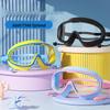 Volwassen Grote Waterdichte Anti-Mist HD Zwembrillen met Geïntegreerde Oordopjes en Siliconen voor Kinderen