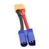 RC Connector Bendable Soft Silicone Cable XT60 Female To EC5 Male Connector Cable for RC Car Aircraft Ship Model