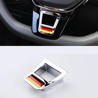 Autocollants de couverture de volant de style de voiture accessoires pour Volkswagen GOLF 7 GTi MK7 POLO 2014 2015 Passat B7 2015 B8 MK6 Jetta