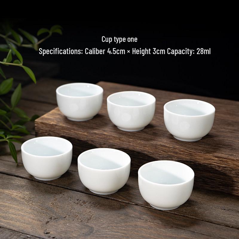 Мини-керамический чайный набор для церемонии Гунфу: Очень маленькие китайские чашки Пинмин