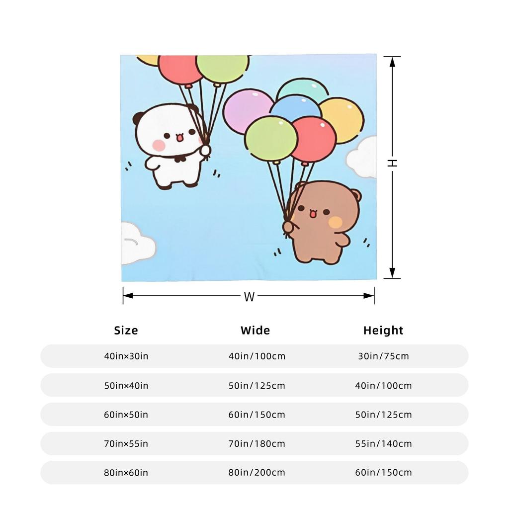 Cute Cartoon Bubu Dudu Blanket Cover Flannel Throw Blankets Summer Air Conditioning Printed Soft Warm Bedspread