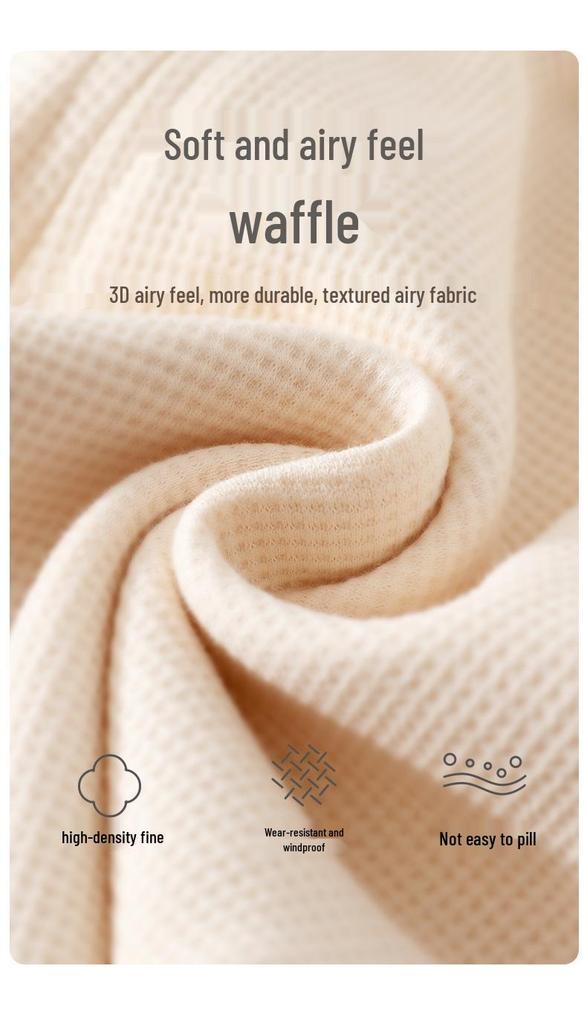 Skin-Friendly Waffle Casual Pants for Infants & Toddlers - Sporty & Stylish