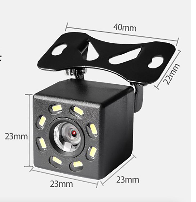 Car camera cvbs with lamp reversing image universal rear view HD night vision waterproof ccd car camera