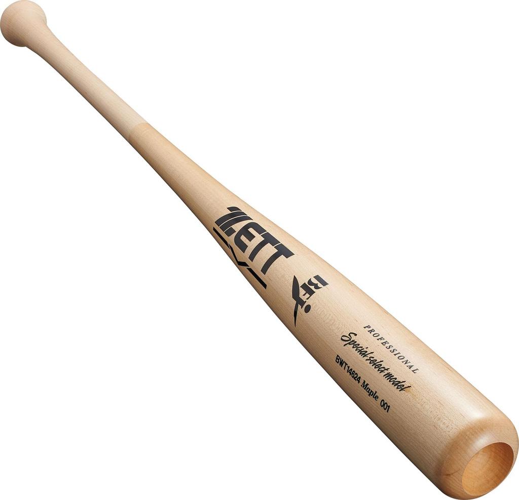 ZETT Hard Baseball Special Select Wooden American Hard 880g Average Natural Made in BWT14624 Bat, Model, (North Maple), 84cm, Weight, (1200GE), Japan,