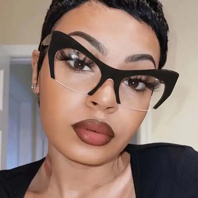 Beautiful Cat Eye Glasses Women Men Transparent Eyewear Brand Designer Cool Clear Eyeglasses Fashion Optical Frame