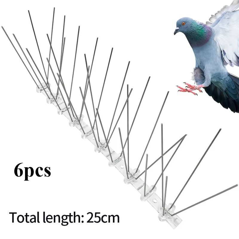 25/36/43cm Bird Repeller Spikes Outdoor Anti Pigeons Balconies Bird Deterrent Spike Garden Protection Windowsill Birds Spikes