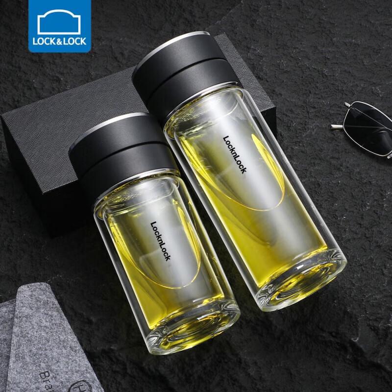 LOCK&LOCK 350ml Tea Infuser Glass Bottle