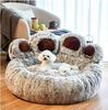 Fleece-Lined Pet Bed: Large Dog Sofa for All Seasons