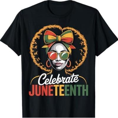 Miss Juneteenth Freedom Black American African Toddler Girl T Shirt