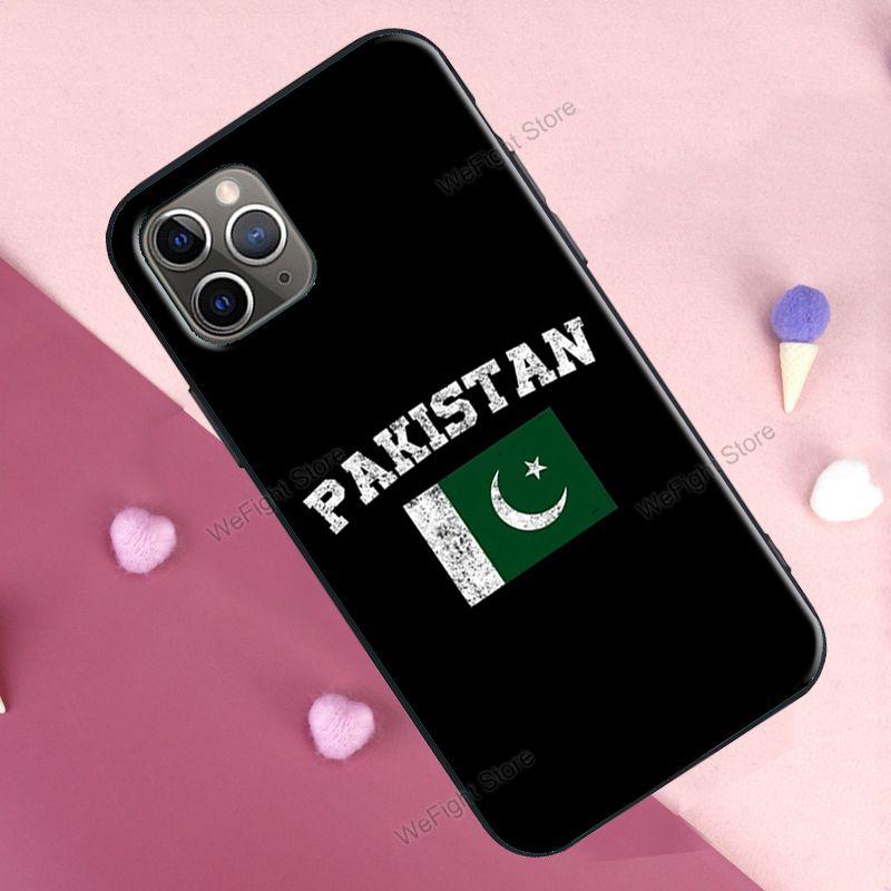 Etui z flagą Pakistanu na iPhone 12 13 mini 11 Pro Max XR X XS Max 6S 7 8 Plus SE 2020 Coque Funda Pokrowiec