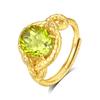 Natural Crystal Stone Dragon Scale Miracle Ring S925 Sterling Silver Ring Women's Fashion Elegant Jewelry Gift