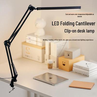LED Augenschutz Faltbare Klemm-Schreibtischlampe zum Lesen & für den Nachttisch
