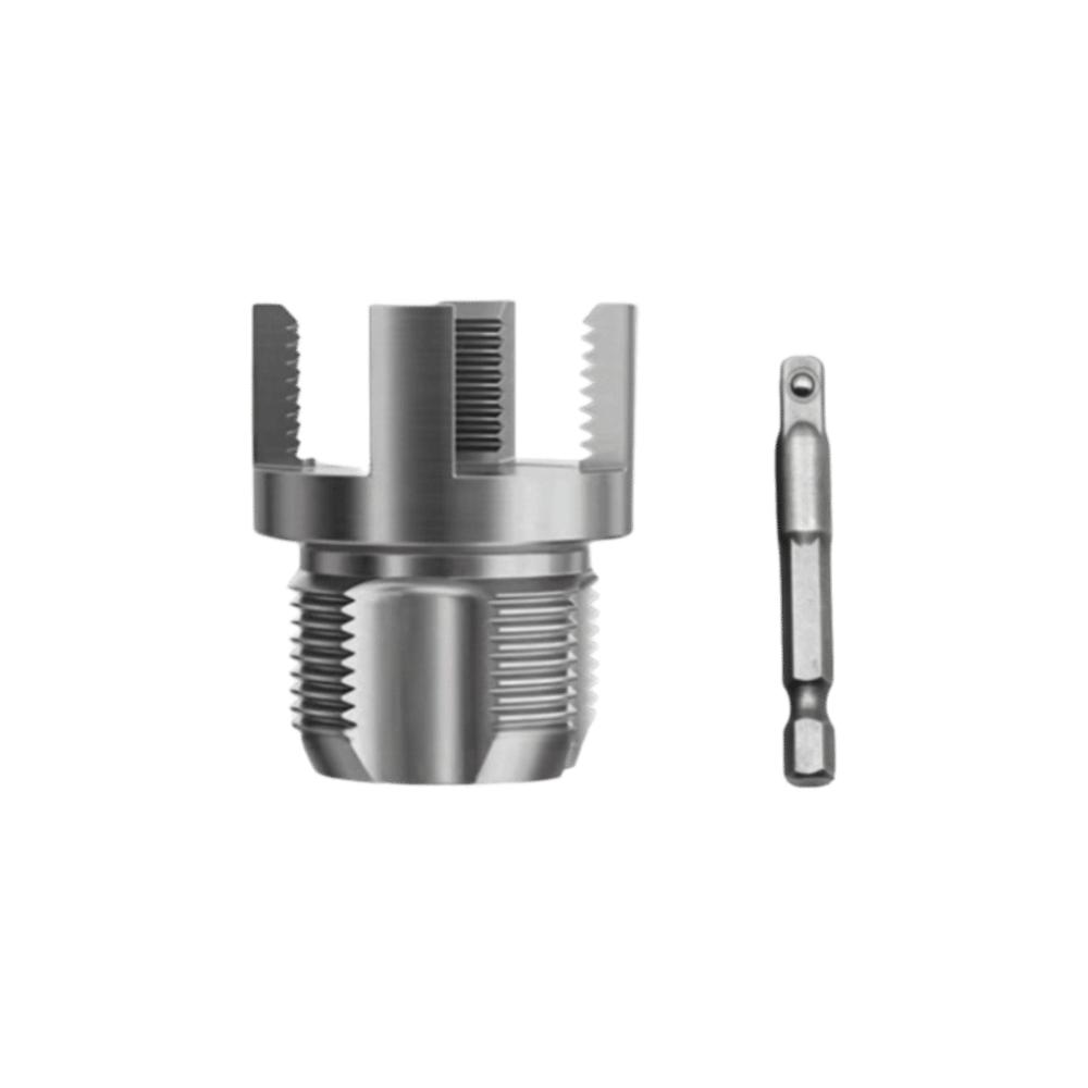 

Многофункциональный ПВХ ППР Метчик для нарезания резьбы Внутренний Наружный Универсальный Резьбовой Инструмент ППР Трубопровод серебряный