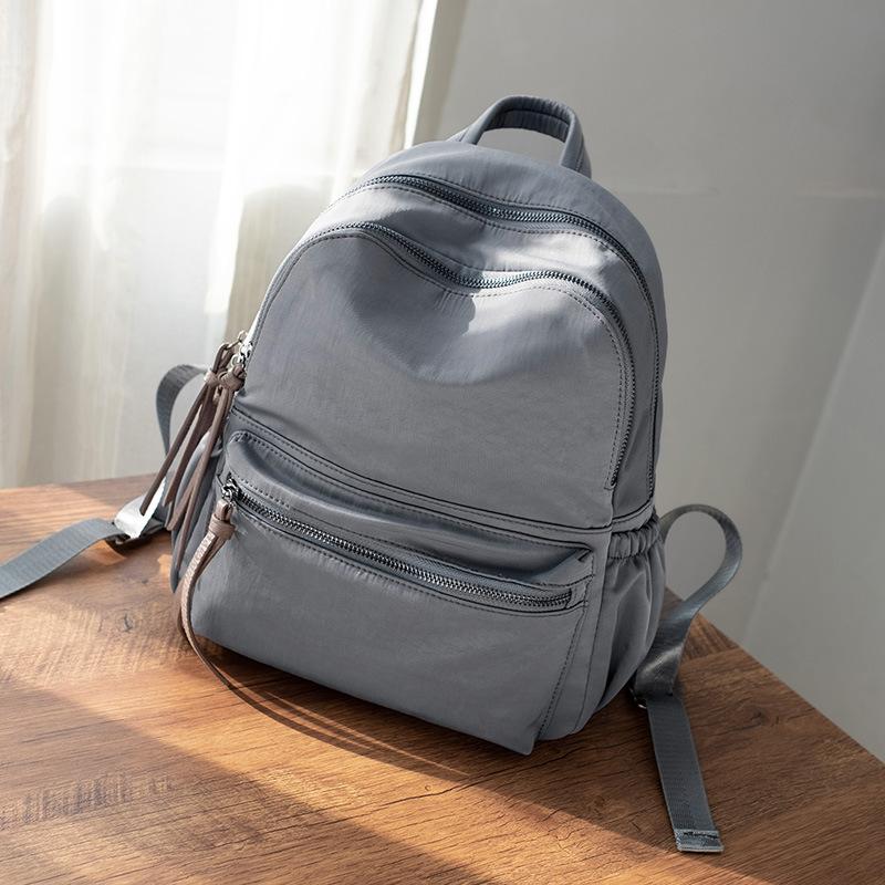 New Casual and Fashionable Simple Nylon Bag Lightweight and Easy To Match Oxford Cloth Backpack Student School Bag Backpack for Women