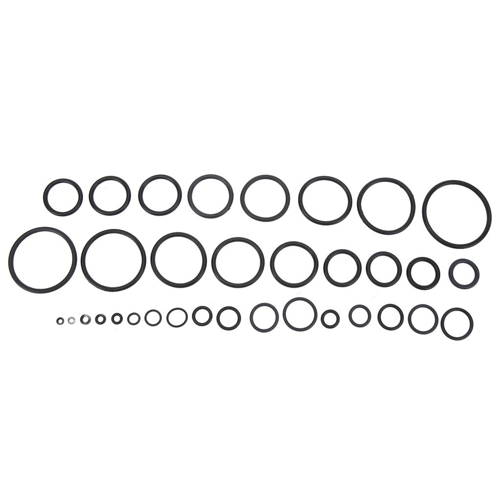 419 PCS O Ring Washer Assortment Kit Automotive Metric Nitrile Rubber O Ring Case Oil Proof Kit for