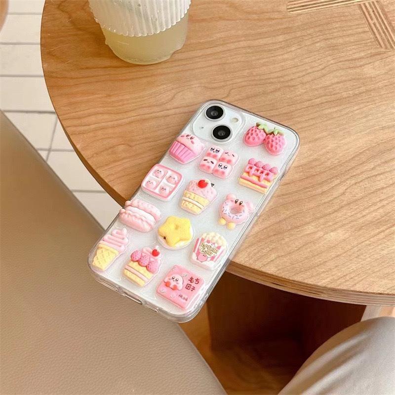 

Iphone16Promax Mobile Phone Case Is Suitable For Apple 17 Donut 14 Ice Cream Cake 13 Girl Heart Plus iPhone 7/8/SE 2020