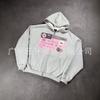 Ins Vintage Simple Fashion Casual Zip Cardigan Printed High Street Hoodie Sweater Y2k