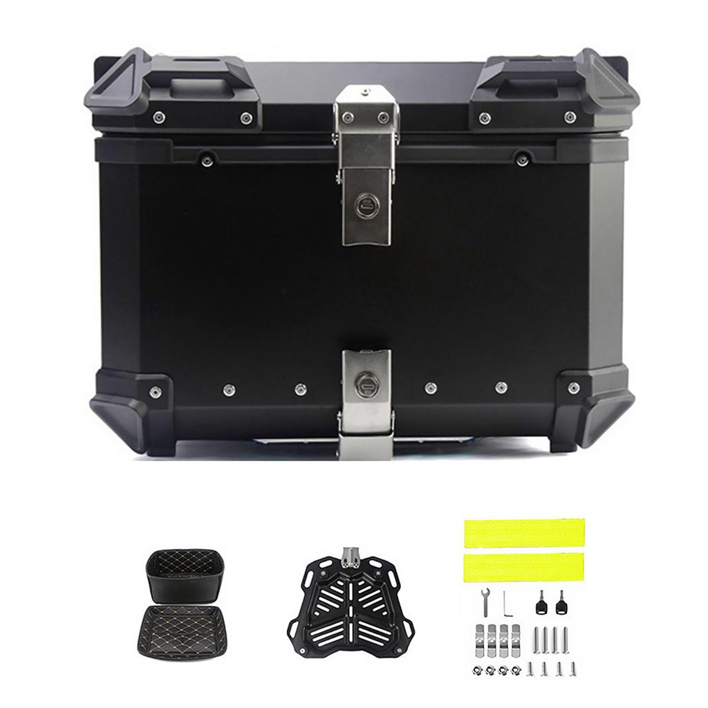 DODOGOD Motorcycle Rear Rear Top Square Large Key Comes with 2 Easy To Comes with Mounting Security Compatible with Box, Box, Case, [Aluminum